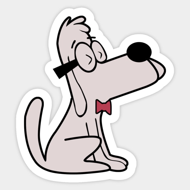 Mr Peabody - Peabody and Sherman Sticker by LuisP96